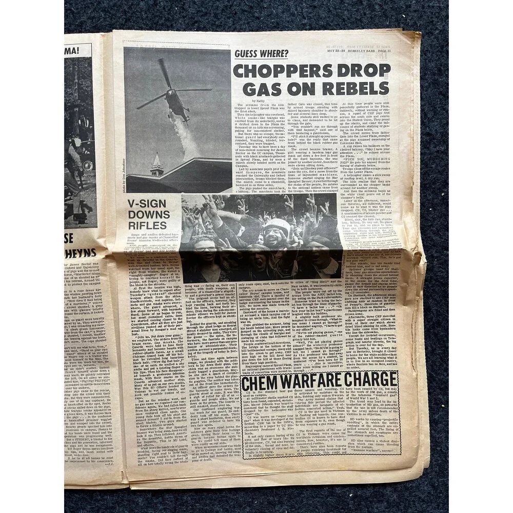 1970s Berkeley Bark CounterCulture, Black Panther Party, Underground Newspaper,